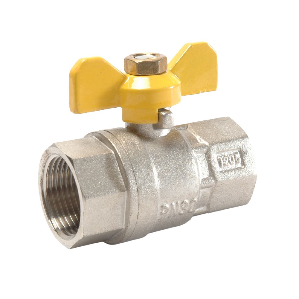 10604 FF Gas Ball valve with butterfly handle
