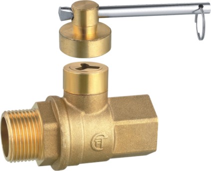 10802 FF Gas ball Valve with lock