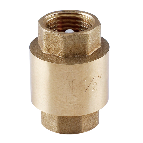 13601 Brass Spring Check Valve with Plastic Insert