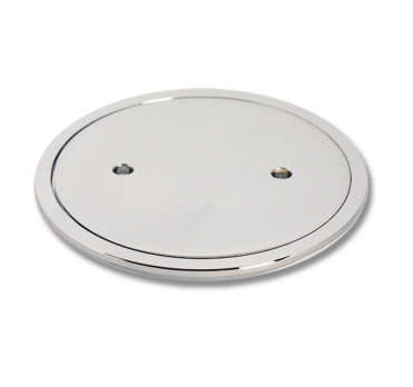 84405 C.P. Brass  Drain Cover  Round full