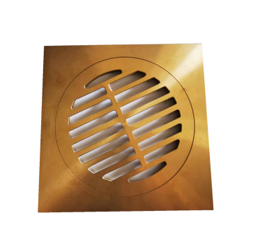 84613 Brass Drain Cover Square Net