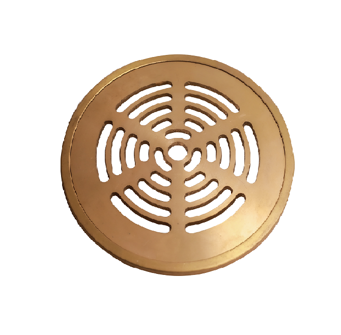 84616 Brass Drain Cover Round Net