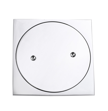 80401 Chrome Plated Zinc Drainer square full