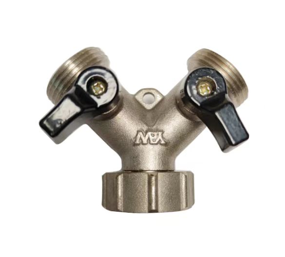 83026  Brass Y type branch valve
