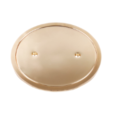 80415 Brass Plated Zinc Drainer round full