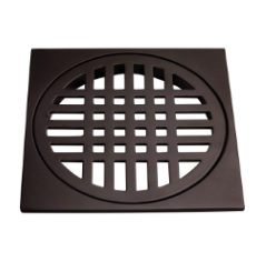 80423 Black Zinc Drainer square net